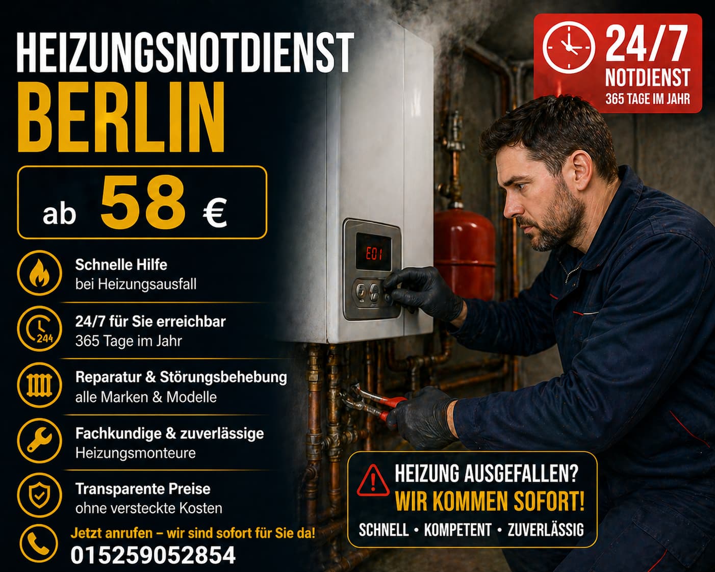Heizungsnotdienst Berlin