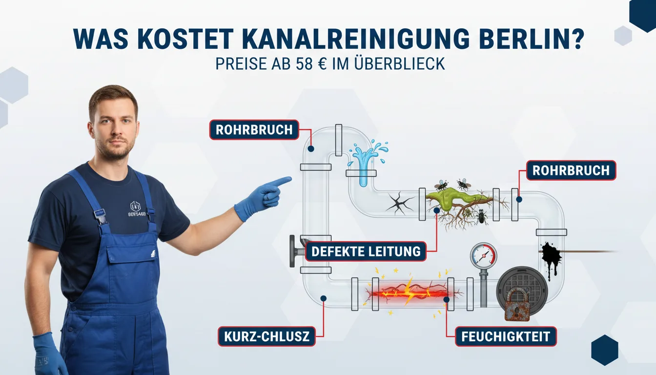 Kanalreinigung Berlin – Problem